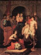 Rosso Fiorentino Madonna Enthroned and Ten Saints oil painting artist